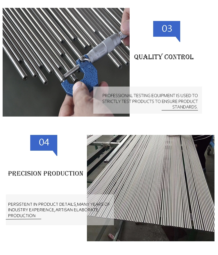 316 Tubing Seamless Stainless Steel Pipe Price Precision Capillary Stainless Steel Tube Medical